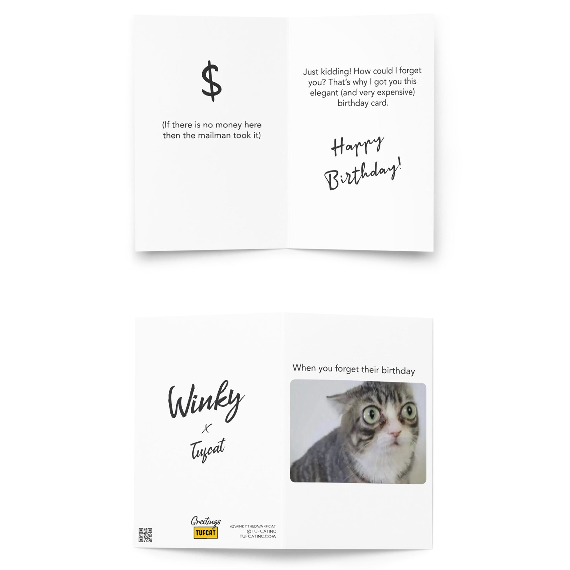 Winky Meme Birthday Card