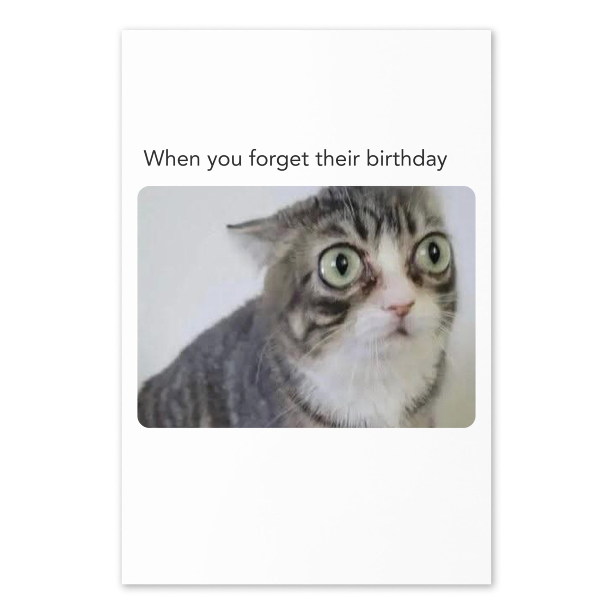 Winky Meme Birthday Card
