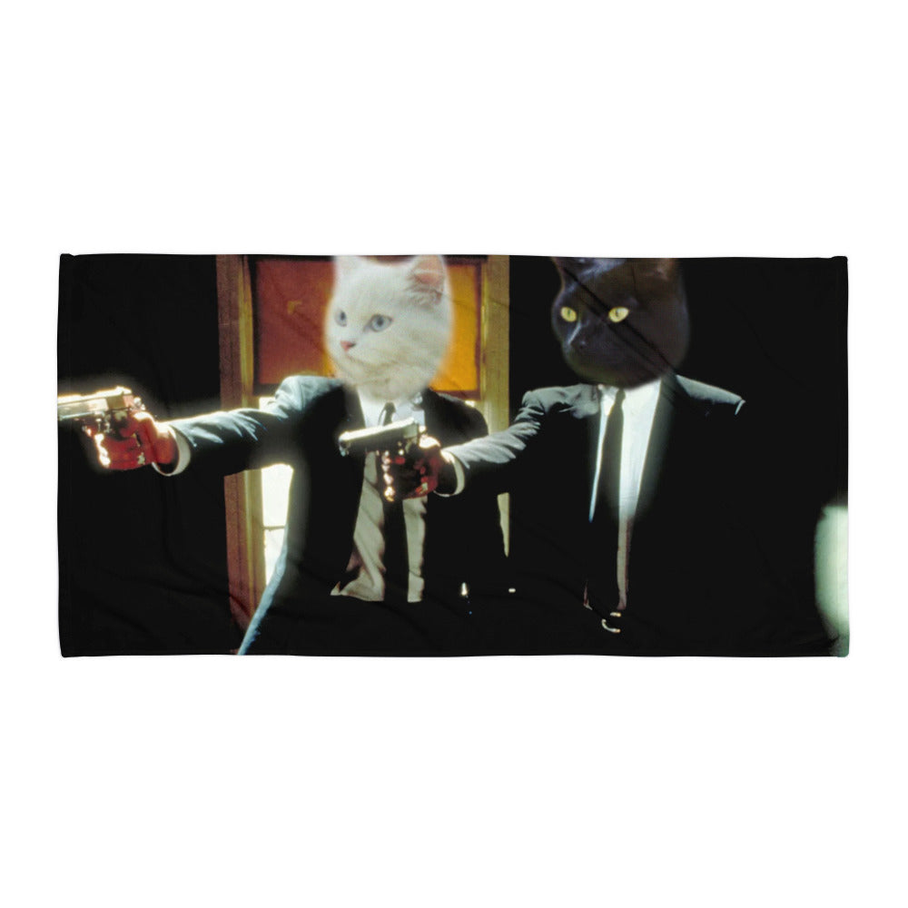 Cat Fiction Beach & Bath Towel