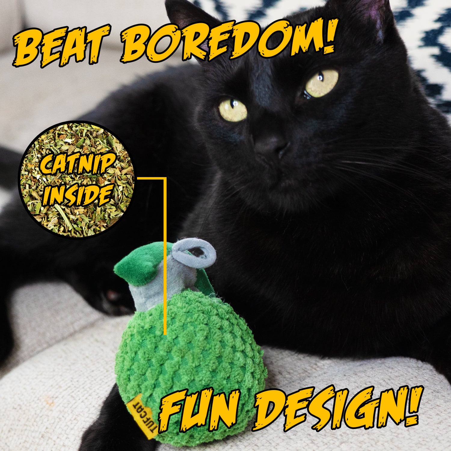 Grenade Catnip Toy
