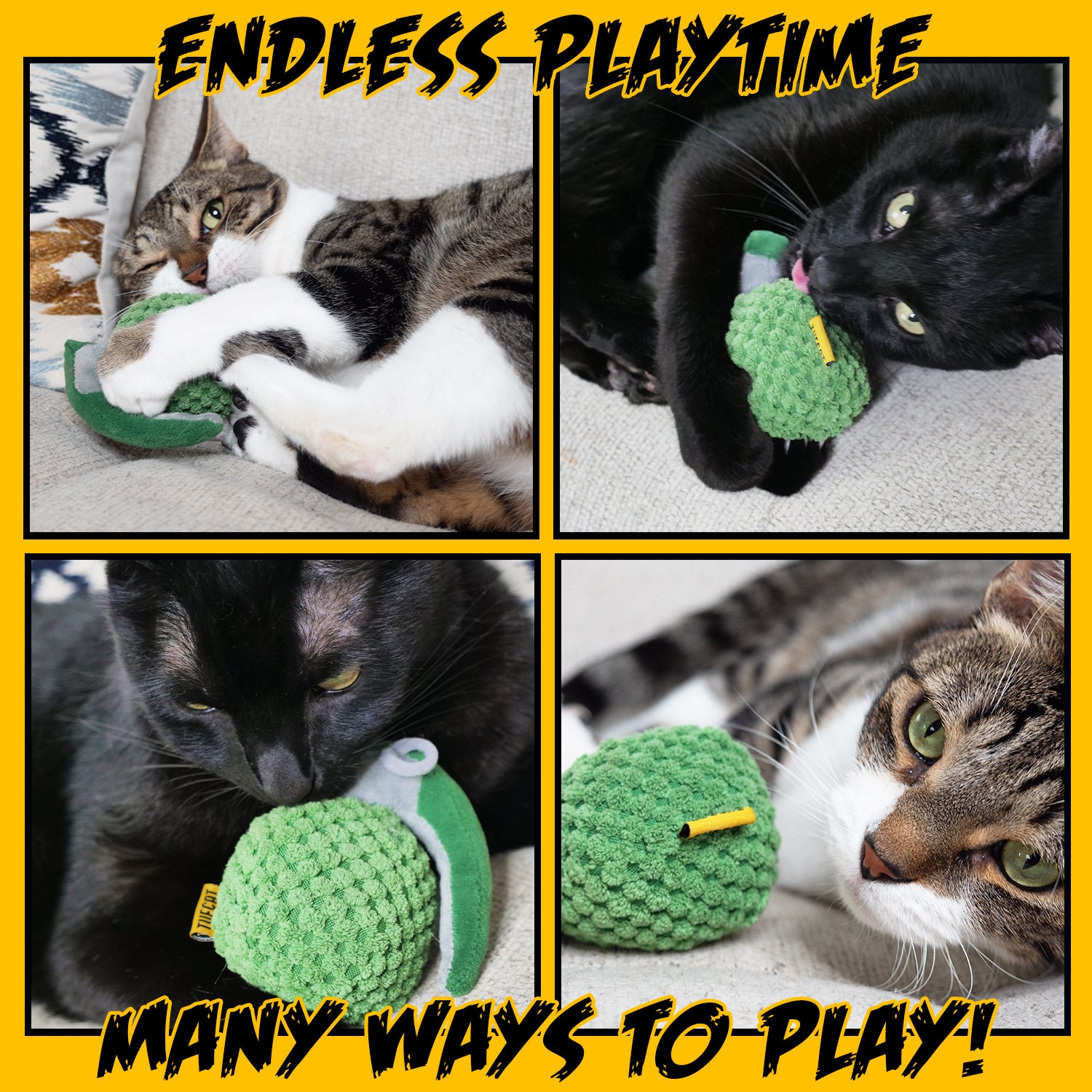 Grenade Catnip Toy