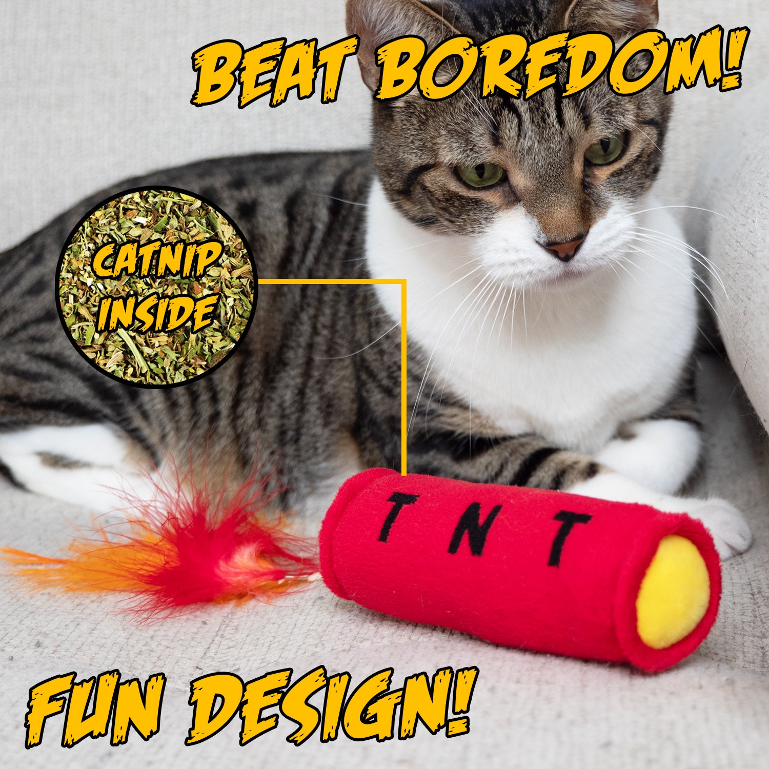 TNT Catnip Toy